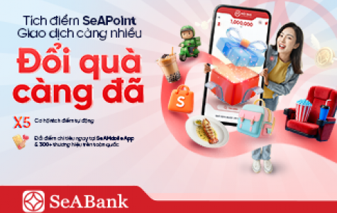 SeAPoint: Tích điểm thanh toán hóa đơn & đổi quà từ 300+ thương hiệu Shopee, Grab, Katinat,...